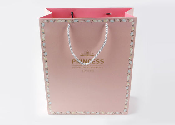 Presente luxuoso sacos personalizados do presente, sacos bonitos do presente do tamanho médio do punho dos PP