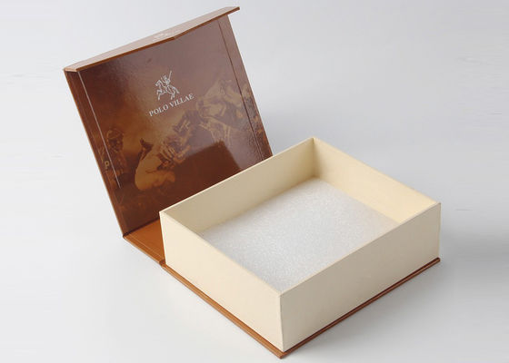 Fechamento magnético papel de arte de empacotamento impresso das caixas com a laminação lustrosa de Giltter