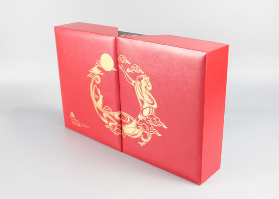Caixas de empacotamento do papel de papel extravagante com carimbo quente da folha de ouro para o empacotamento de alimento