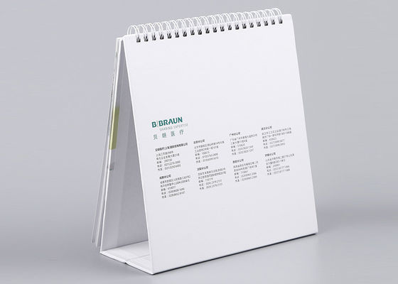 Espiral - o calendário de mesa semanal encadernado, cor completa pequena levanta-se o calendário de mesa