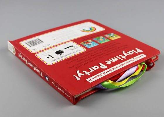 os livros de crianças multilingues da capa dura de 250gsm 2mm com letras coloridas