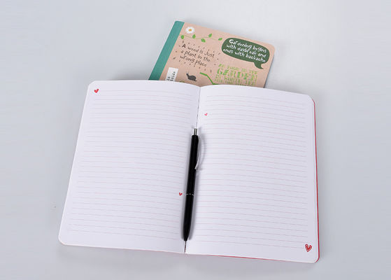 Caderno da grade do ponto da tampa macia de emperramento perfeito, caderno encadernado do plástico colorido