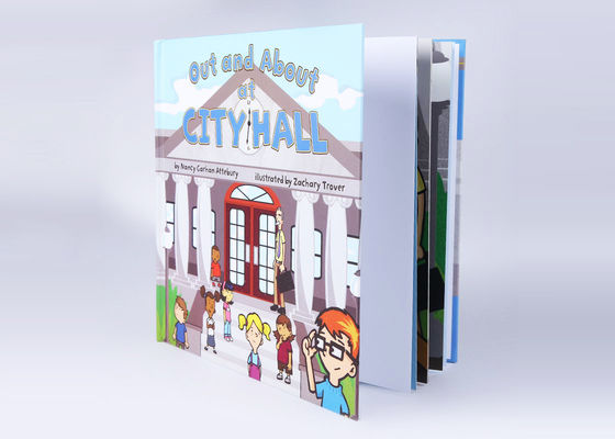 Os livros de crianças lustrosos do livro encadernado do emperramento perfeito para a educação das crianças