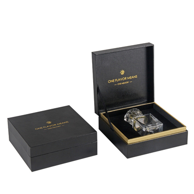 Perfume as caixas de presente rígidas CCNB do cartão que revestem 120gsm o resíduo metálico 15*10*5CM