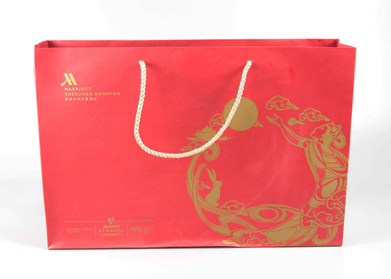 Multi impressão de Pantone CMYK dos sacos de compras do presente da cor com os punhos da corda dos PP