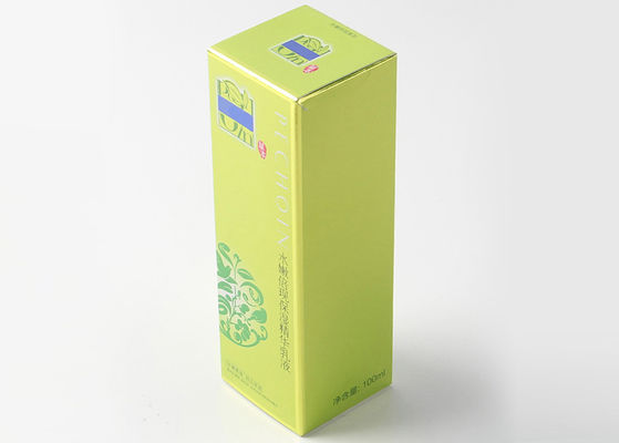 Papel de arte de empacotamento impresso das caixas do óleo verniz matte feito sob encomenda para produtos cosméticos